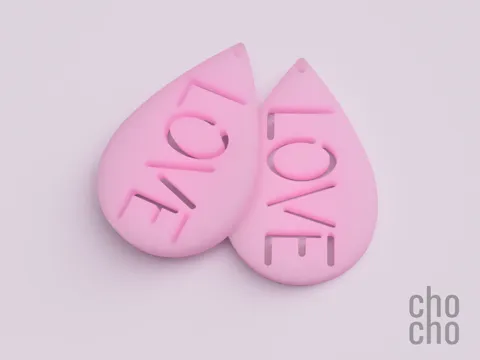 Earring Love V