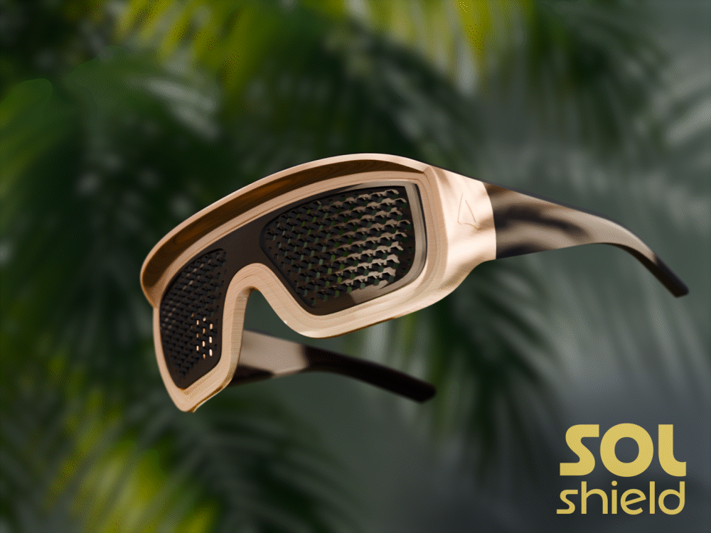 SolShield: Lensless Glare Goggles