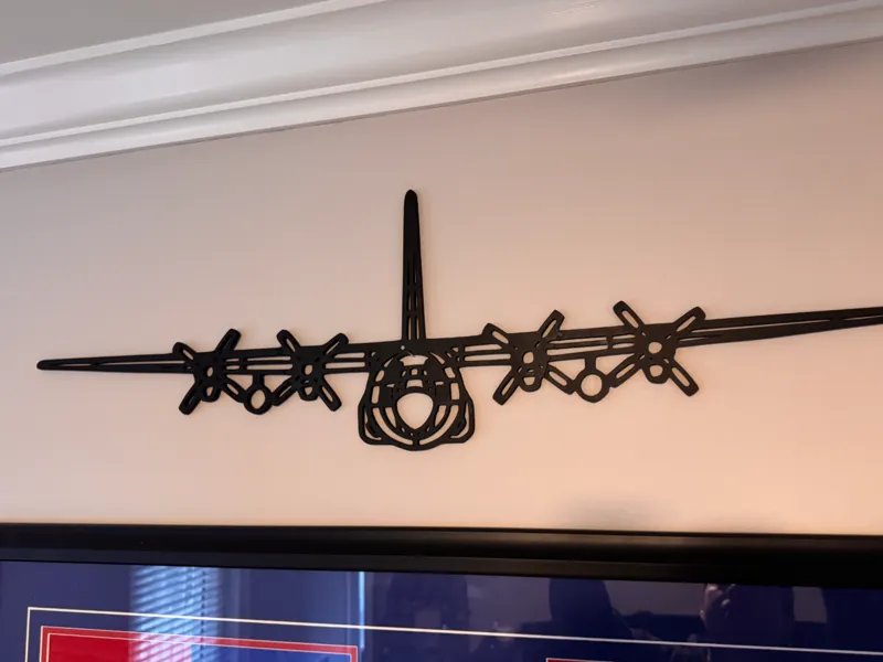 C-130 Wall Art in 3 Plates