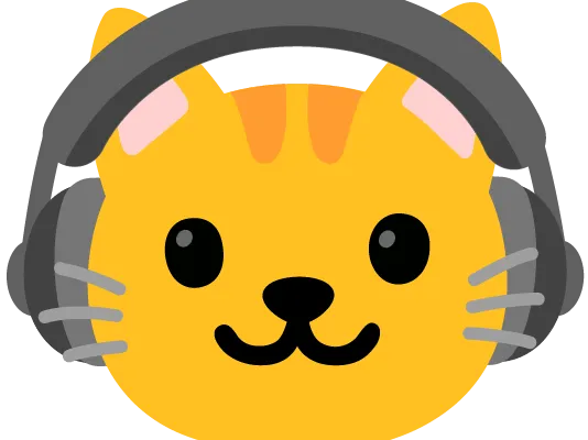 Headset cat | custom keychain 