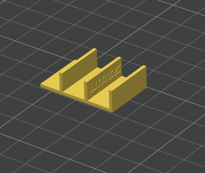 Miniatura 1 do modelo 3D 1/64场景配件：商品货架
