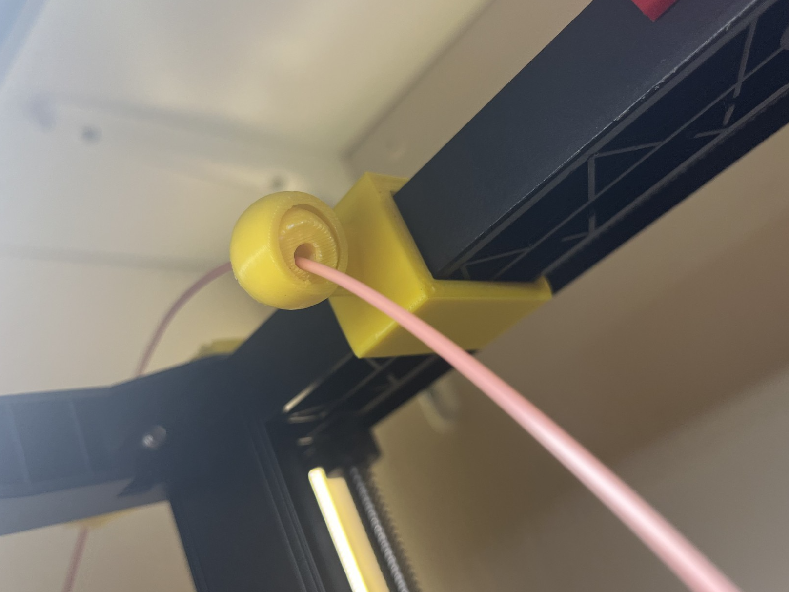 Ender 3 V3 SE Filament Guide Rail Mount 1.2