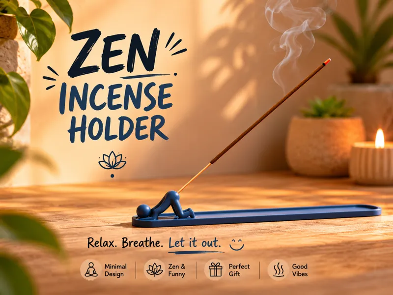 Zen Yoga Incense Holder – Funny Little Man