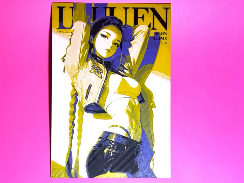 Rumi Magazine Cover Style Chroma Canvas
