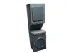 Stacked washer and dryer profile
