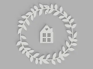 Fensterkranz (Winter/Weihnachten)