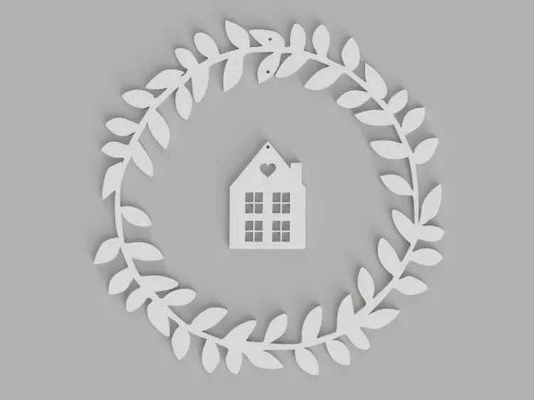 Fensterkranz (Winter/Weihnachten)