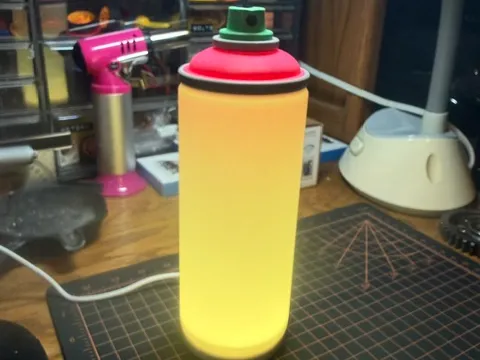 Spray Paint Can LED light