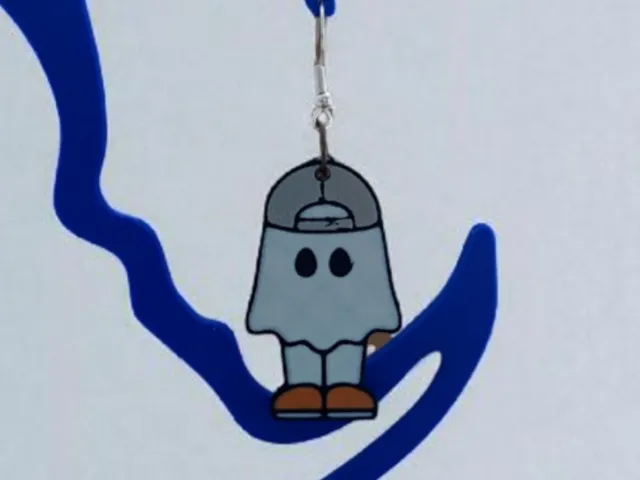 Ghost Boy Multicolor Earrings