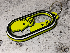 Double head keychain or pendant