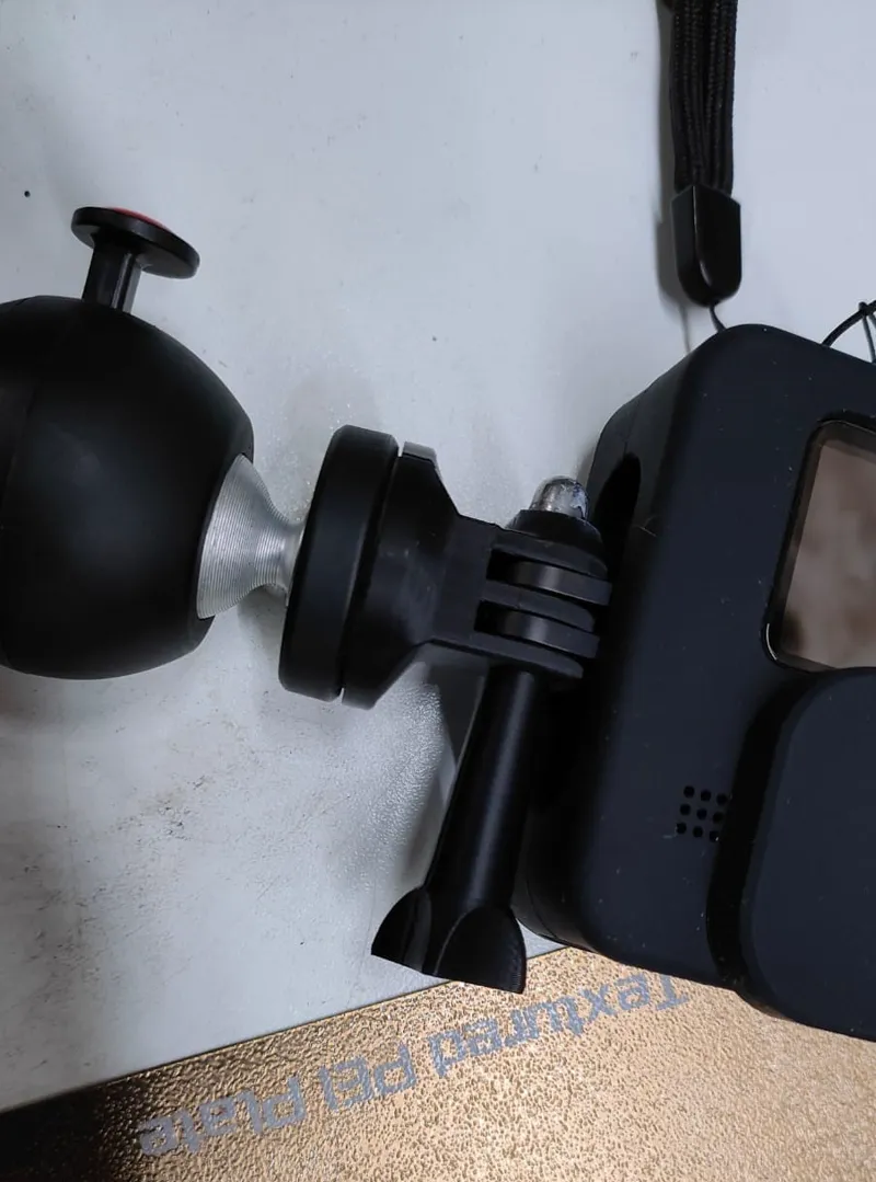 1/4 inch GoPro Mount and GoPro screw