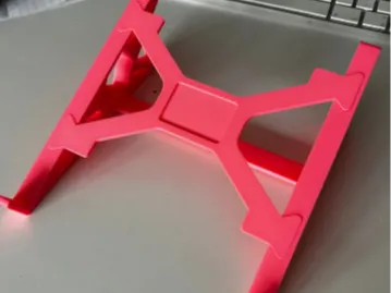 Stylish, but simple laptop stand