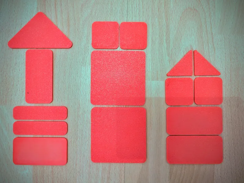 Red Mosaic for Verena Schweizer's Neurotraining