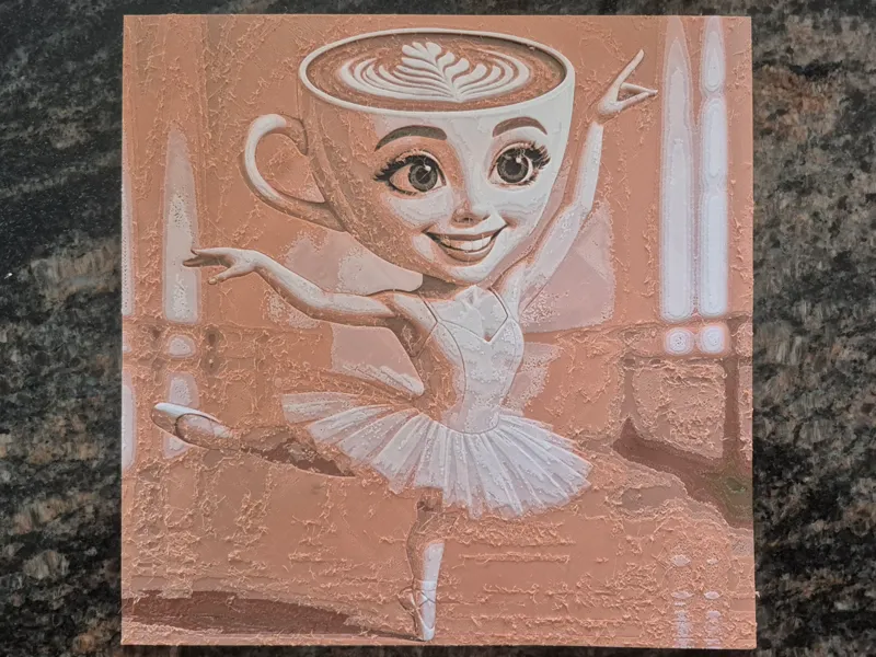 Italian Brainrot – Ballerina Cappuccina - HueForge