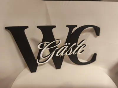 WC Door Sign