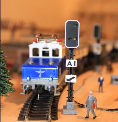 MrJ HO scale DB Signals Era III - 3x faces