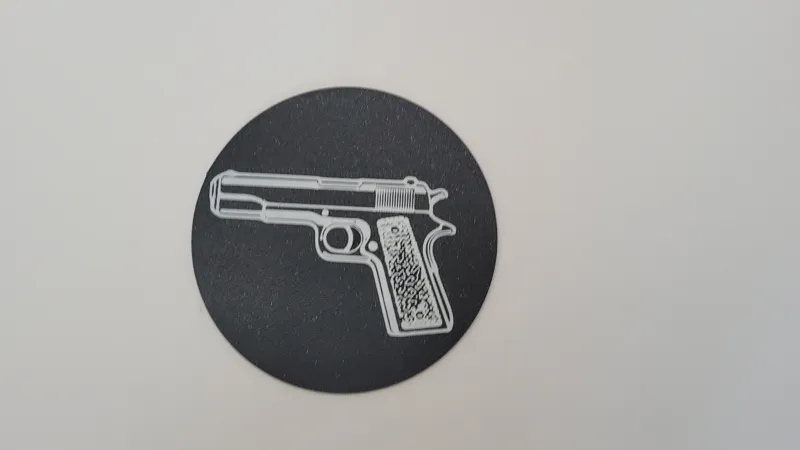 Coaster 1911 pistol