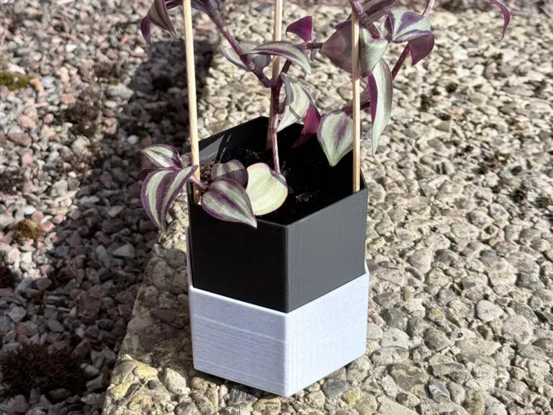 Hex Self-Watering Planter Fast PETG Print