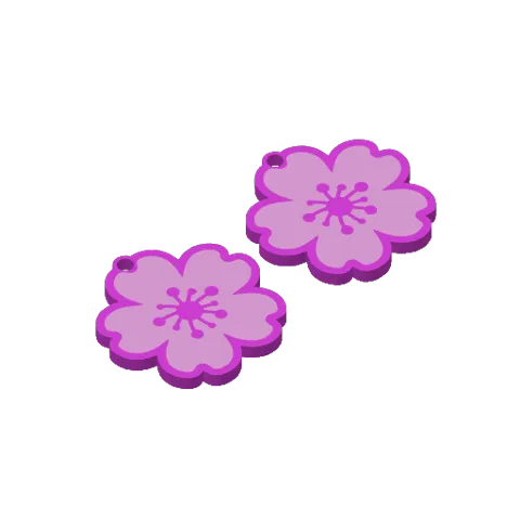 Cherry Blossom Earrings view 4