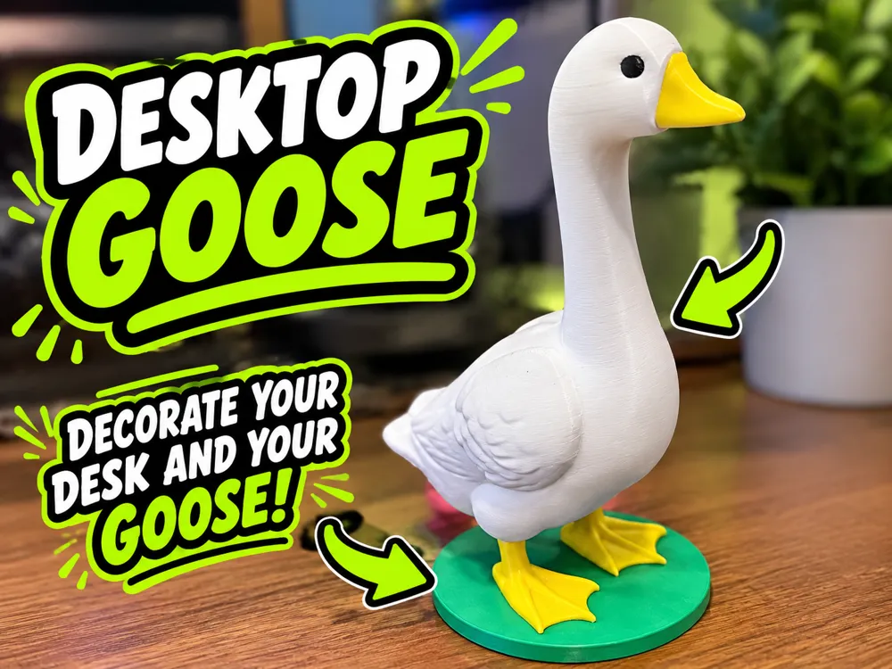Accesorio para impresora 3D: Desktop Goose. Referencia del modelo original.