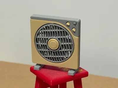[Nostalgia Series] Old-fashioned Electric Fan Refrigerator Magnet - Retro Home Decor