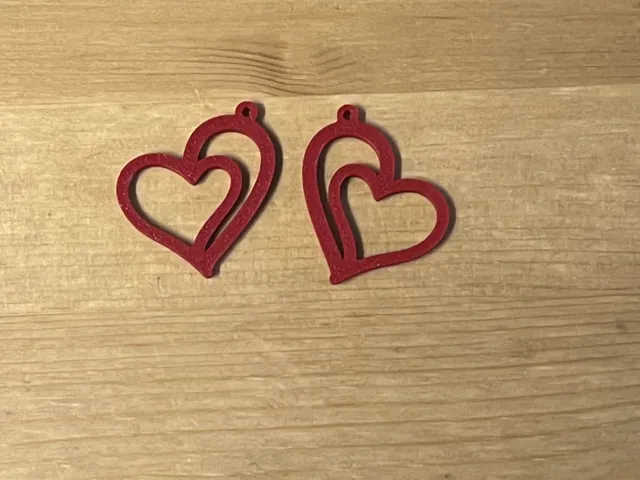 heart earrings