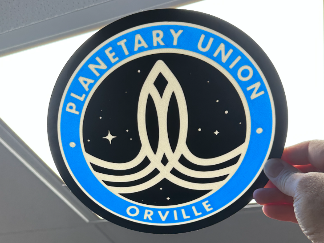 The Orville Planetary Union LED Lamp + Stand