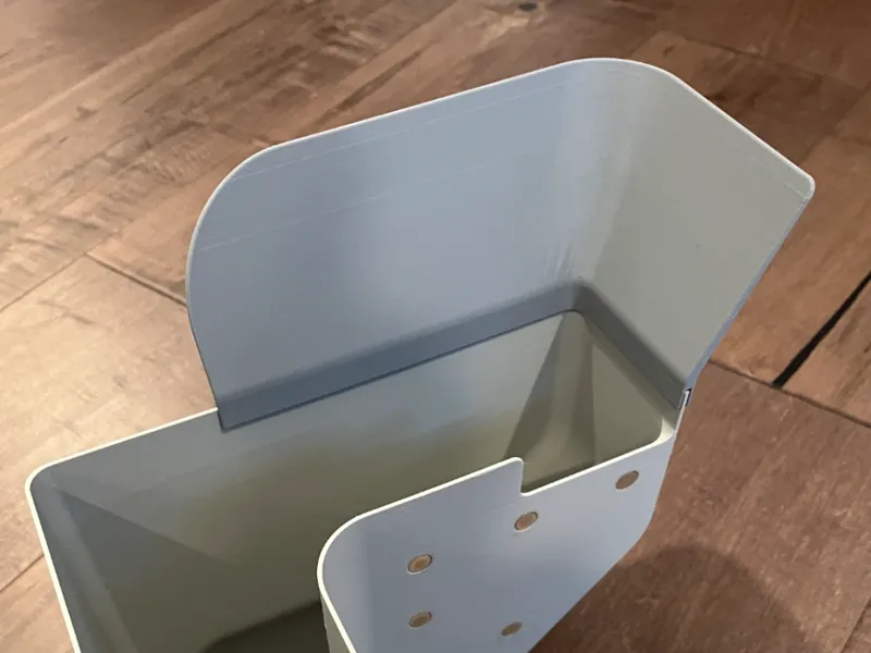 Extended Deflection Brim for Filament Catch