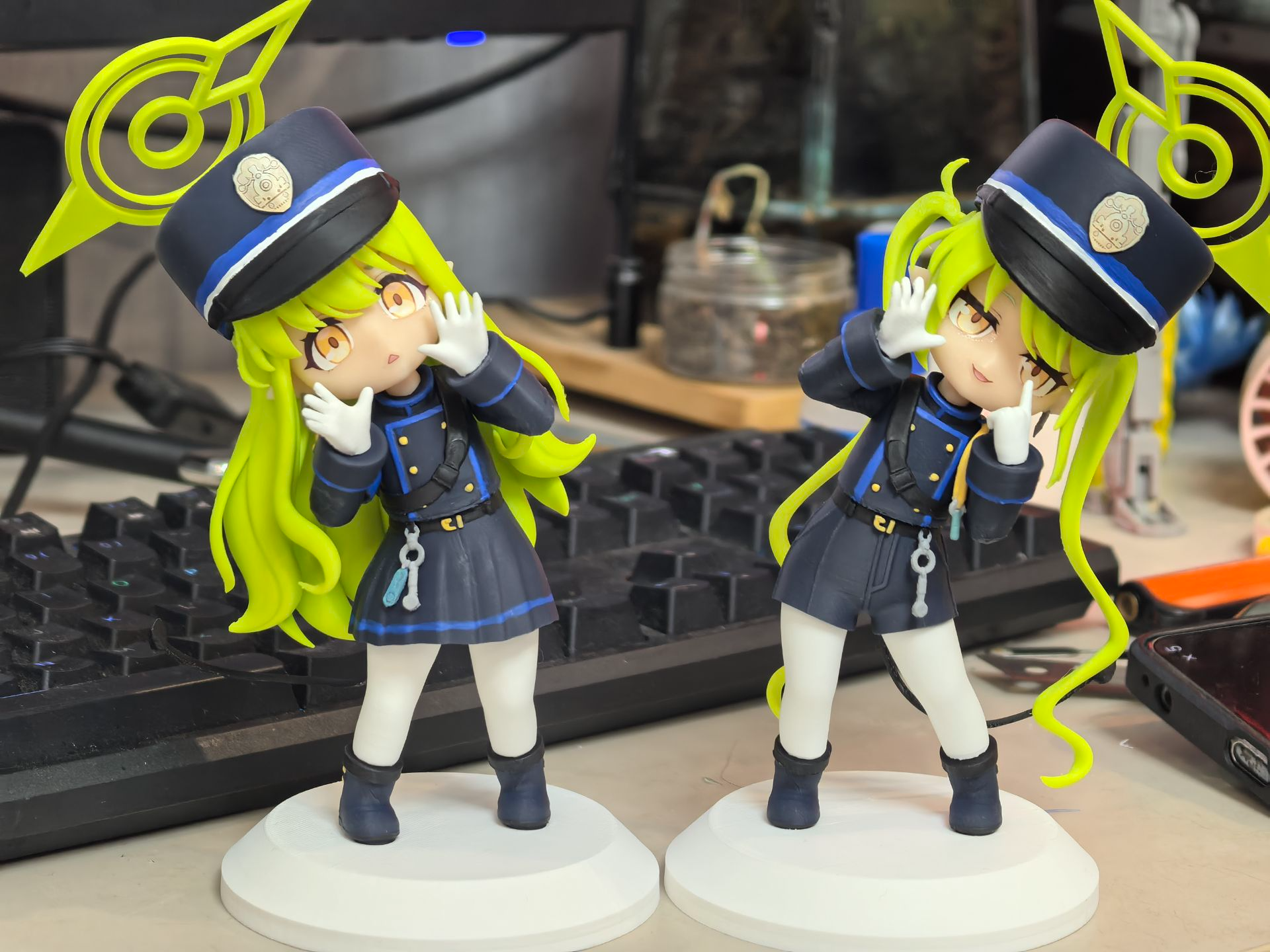 蔚蓝档案 blue archive 铁道双子 railway twins 哈密瓜味小孩