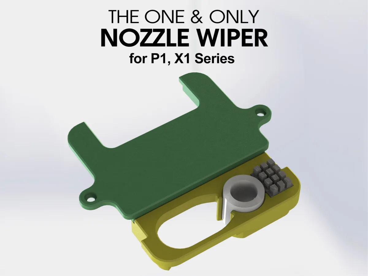 P1, X1 시리즈를 위한 유일무이한 노즐 와이퍼 - 무료 3D 프린트 모델 - MakerWorld