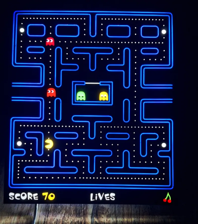 Pac-Man  Lightbox LED