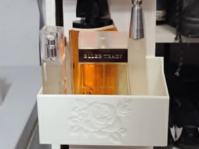Wall mounted rose storage box