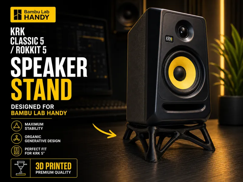 KRK Classic 5 / Rokit 5 Organic Speaker Stand