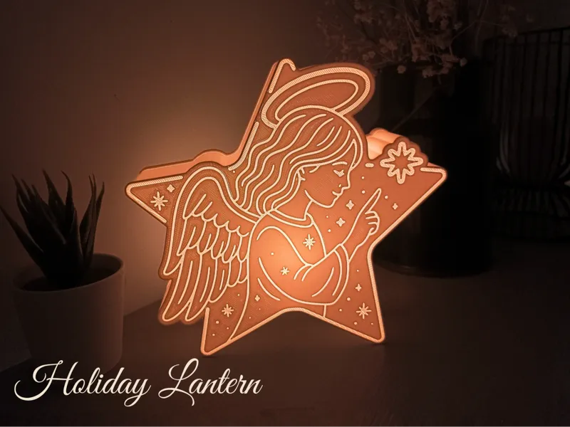 Holiday Lantern – Guiding Angel