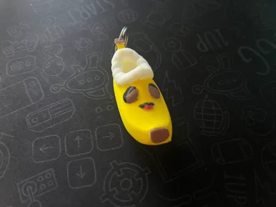 Banana Slippers Keychain (Nana Slippies)