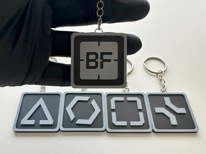 Battlefield Class Keychains AMS + Non-AMS Versions