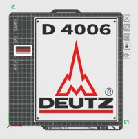 Deutz 4006 - 0.2mm layer, 2 walls, 15% infill