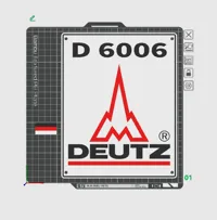 Deutz 6006 - 0.2mm layer, 2 walls, 15% infill