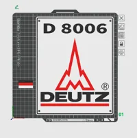 Deutz 8006 - 0.2mm layer, 2 walls, 15% infill