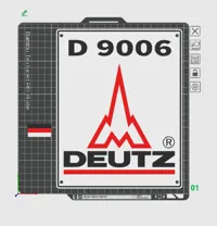 Deutz 9006 - 0.2mm layer, 2 walls, 15% infill