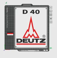 Deutz D40 - 0.2mm layer, 2 walls, 15% infill