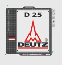 Deutz D25 - 0.2mm layer, 2 walls, 15% infill