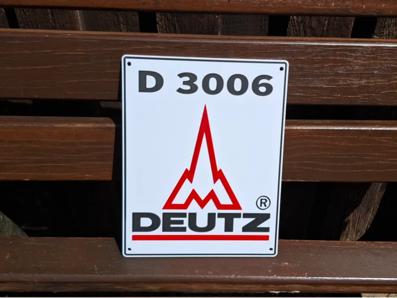 Deutz Dekoschild - Verschiedene Baureihen