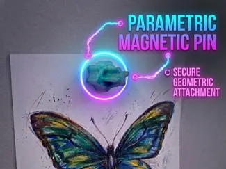 Parametric Magnetic Pin