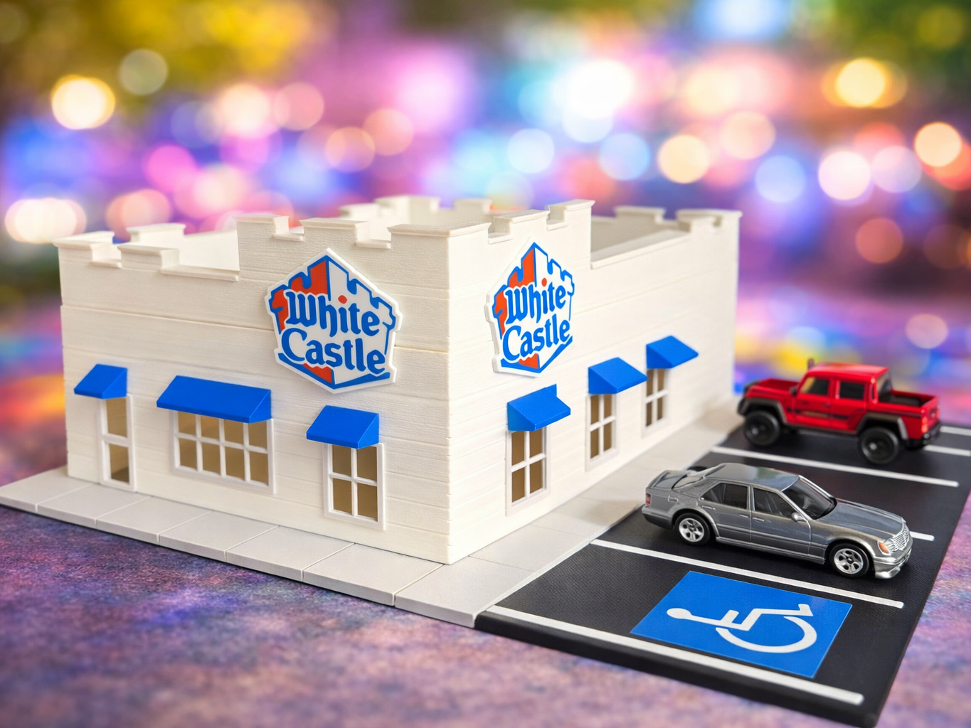 1:64 Scale White Castle restaurant 