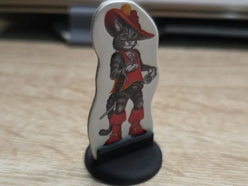 Stand for cardboard figure