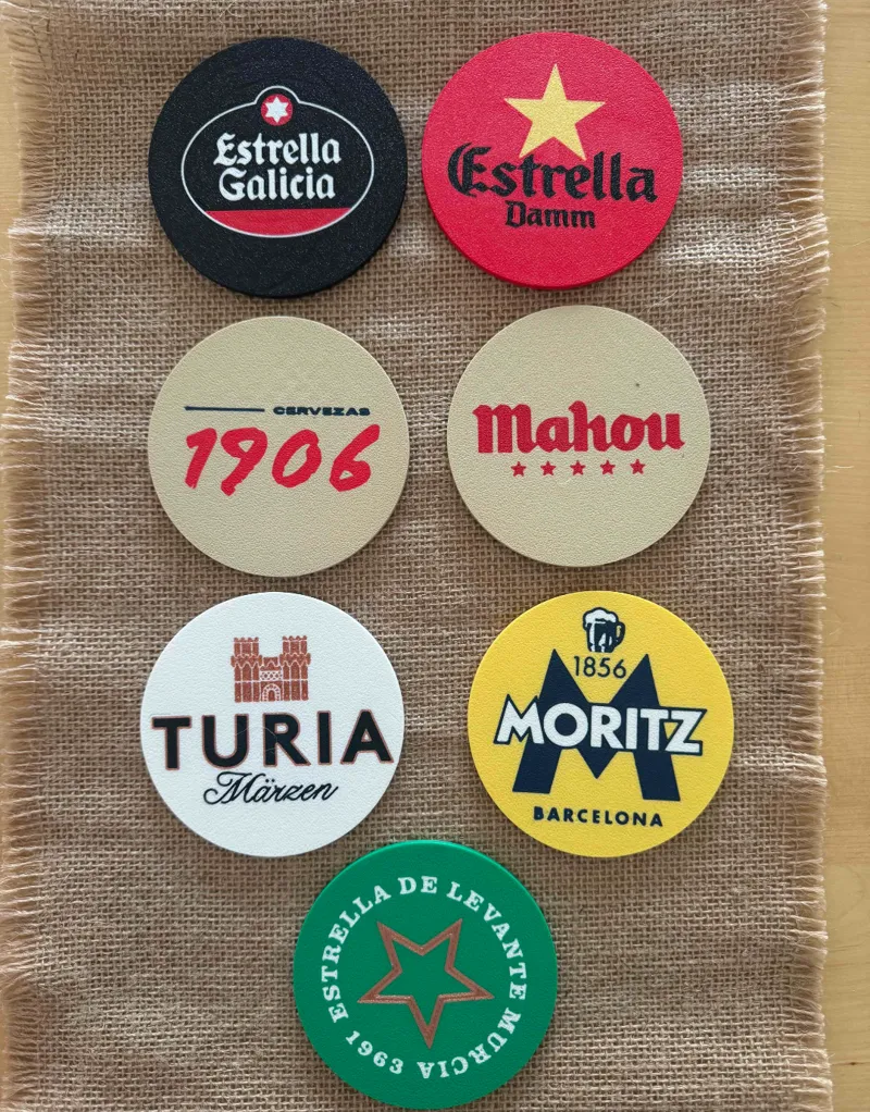 Posavasos de cervezas de España (V2)