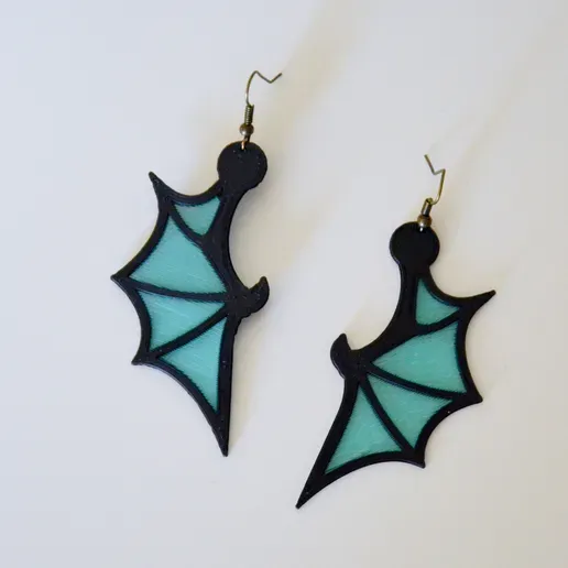 Dragon Wing Earrings view 4