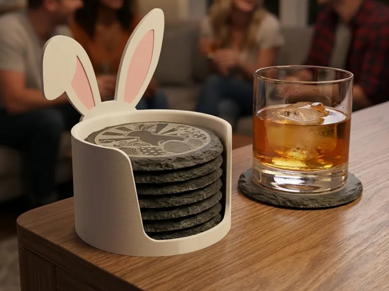 Coaster Holder (Modular Easter Bunny Edition)