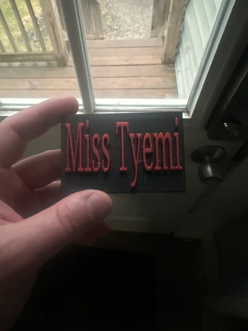 Miss Yemi Sign